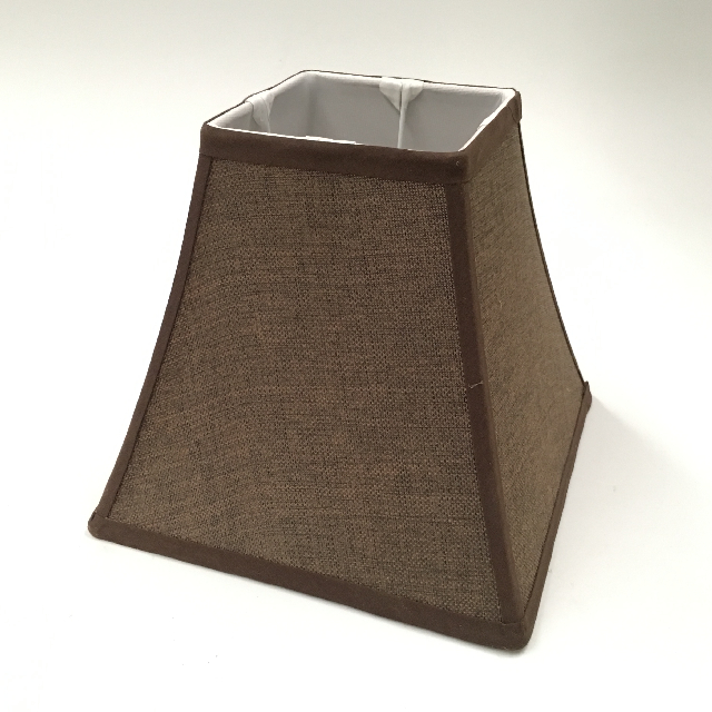 LAMPSHADE, Contemp Square (Medium) - Brown